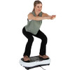 WAKEMAN VIBRATION PLATE EXERCISE MACHINE -80-5198 - BLACK/WHITE