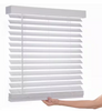 HOME DECORATORS COLLECTION WHITE CORDLESS FAUX WOOD BLINDS - WHITE