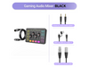 FIFINE SC3 Gaming Audio Mixer with XLR Cable Bundle, Streaming RGB PC Mixer with