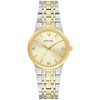 98P224 WOMENS DIAMOND ACCENT TWO TONE/CHAMPAGNE SIZE: W:17MM L:7 INCH New