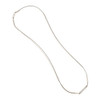 ALLSAINTS JEWELRY WOMEN'S APRIL WRAP STRAND NECKLACE - SILVER TWO - SIZE LARGE New