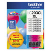 BROTHER LC2033PKS CYAN/MAGENTA/YELLOW HIGH YIELD INK CARTRIDGE 3/PACK New