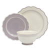 THE PIONEER WOMAN AINSLEY 12-PIECE CERAMIC DINNERWARE SET, IRIS - PURPLE