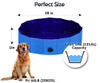 ZONETECH ZONE TECH FOLD-ABLE PET DOG SWIMMING POOL - PREMIUM - BLUE
