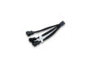 EK-Cable Y-Splitter 3-Fan PWM 10cm