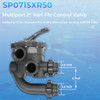 HAYWARD 2 INCH POOL MULTIPORT CONTROL VALVE SP0715XR50 - BLACK