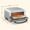 CUISINART INDOOR PIZZA OVEN BAKES 12" PIZZAS, CPZ-120 - STAINLESS STEEL