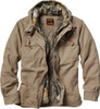 LEGENDARY WHITETAILS MENS STOCKYARDS CANVAS WESTERN COAT SIZE LARGE - KHAKI New