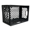 GORILLA CRATE 24QT 3 PACK MILK CRATE - BLACK