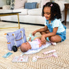 HOPSCOTCH LANE BABY DOLL ACCESSORY DIAPER BAG, CHILDREN AGES 3+ - MULTICOLOR New