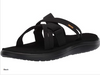 TEVA VOYA SLIDE WOMEN'S SHOES SIZE: WOMEN 7 (AU/UK W5) (EU W38) (JP W24) - BLACK New
