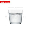 FORTESSA EATER X ZWIESEL FORTESSA SCENE CRYSTAL GLASS SET OF 8 - CLEAR