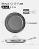 XBM Nonstick Frying Pan with Lid 12", Durable Stainless Steel skillet New