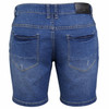 GALAXY BY HARVIC BLU ROCK DEMIN MEN’S JEAN SHORTS - SIZE: MEN 34 - MEDIUM BLUE New