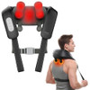 IBREO CORDLESS SHIATSU NECK AND BACK MASSAGER WITH HEAT IBREO-NECK-S - BLACK