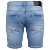 GALAXY BY HARVIC BLU ROCK DEMIN MEN’S JEAN SHORTS - SIZE: MEN 34 - LIGHT BLUE New