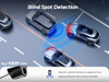 PELESEE P12 PRO 4K MIRROR DASH CAM W/ADAS AND BSD 5.8GHZ WIFI 20MB/S - BLACK