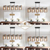 BRIGHTEVER 53" FARMHOUSE KITCHEN ISLAND LIGHTING 5-LIGHT - WOOD New