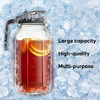 LUGOBOX 2/3PCS MASON JAR PITCHER, 64OZ DOUBLE LEAK PROOF - LUGOBOX
