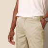 AMAZON ESSENTIALS MEN'S SLIM-FIT WRINKLE-RESISTANT FLAT-FRONT TAN 32W X 28L New