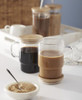LENOX DRINKWARE TUSCANY CLASSICS HOT BEVERAGE 8 PIECE MUGS - CLEAR/BAMBOO