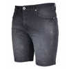 GALAXY BY HARVIC BLU ROCK DEMIN MEN’S JEAN SHORTS - SIZE: MEN 34 - BLACK WASH New