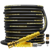 TIANTINGHEN 4800PSI 3/8" PRESSURE WASHER HOSE 50FT - YELLOW