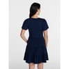 TIME AND TRU COTTON SWING DRESS SHORT SLEEVES SIZE: WOMEN 4X - DARK NAVY New