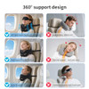 DOOSMILE PATENTED HEAD BOBBLE PREVENTING 360 SUPPORTING GOLDEN DS2601 - BLACK