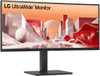 LG 34" UltraWide QHD Curved IPS Monitor with Built-in FHD webcam and USB Type-C