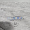 BLUE ICE MEN'S SHORT SLEEVE CREW NECK CLASSIC T-SHIRT - SIZE: MEN M - H.GRAY New