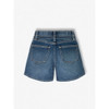 WONDER NATION GIRLS BAGGY DENIM SHORTS - SIZE: YOUTH 14 - MEDIUM ENZYME BELTED New