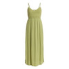 NO BOUNDARIES WOMEN'S MIX MEDIA MAXI DRESS - SIZE: WOMEN L - IGUANA New