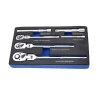 GENERIC 6 PIECE RATCHET WRENCH SET,FLEXIBLE HEAD - STAINLESS STEEL New
