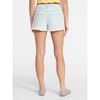 NO BOUNDARIES MID-RISE DENIM SHORTS, 3" INSEAM - SIZE: WOMEN 4 - LIGHT WASH New