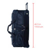 Rockland Rolling Duffel Bag, 22-Inch, PRD366 - BLACK New