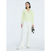 FREE ASSEMBLY CROPPED STRAIGHT LEG UTILITY JEANS - SIZE: WOMEN L - VANILLA CREAM New