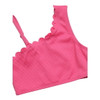 JESSICA SIMPSON TWO-PIECE ASYMMETRICAL BIKINI SWIMSUIT SIZES MEDIUM 8 - PINK New