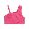 JESSICA SIMPSON TWO-PIECE ASYMMETRICAL BIKINI SWIMSUIT SIZES MEDIUM 8 - PINK New