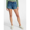 NO BOUNDARIES MID-RISE DENIM SHORTS 3" INSEAM - SIZE: WOMEN 6 - DARK MEDIUM WASH New
