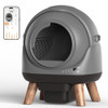 COZILEY SELF CLEANING LITTER BOX MULTIPLE CATS G1 AUTOMATIC LITTER MAT GRAY