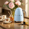 SMEG KLF03 Electric Kettle 1.7L (7 Cup), Retro Hot Water Boiler – Pastel Blue