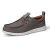 AMAZON ESSENTIALS MEN'S CANVAS MOC TOE LOAFER SIZE MEN 9.5 GRAY/WHITE New