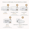 DELTA CHILDREN MAYA 5-IN-1 CONVERTIBLE CRIB AND CHANGER WITH STORAGE GREENGUARD
