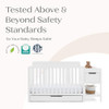 DELTA CHILDREN MAYA 5-IN-1 CONVERTIBLE CRIB AND CHANGER WITH STORAGE GREENGUARD