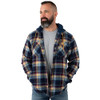 2038-3819 FIELD & STREAM MEN'S WIDGEON WAFFLE HOODED FLANNEL SHIRT 2XL PLAID New