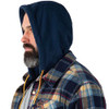 2038-3819 FIELD & STREAM MEN'S WIDGEON WAFFLE HOODED FLANNEL SHIRT 2XL PLAID New