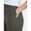 ATHLETIC WORKS WOMEN’S BUTTERCORE SOFT GYM SHORTS - SIZE: S - GREEN MIDNIGHT DD New