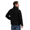 OMRB1533 Reebok Men's Mock Neck Zip-up Grid Polar Fleece Black L New