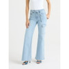SOFIA BY SOFIA VERGARA MARGOT WIDE LEG HIGH RISE CARGO SIZE 4 - LIGHT INDIGO New
